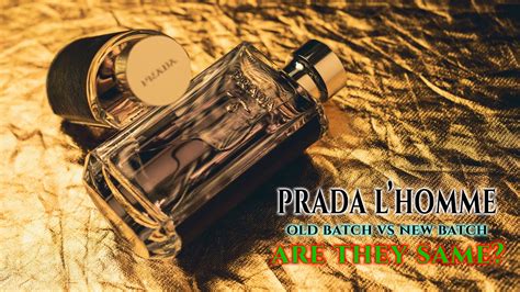 prada batch code|PRADA L'HOMME OLD VS NEW BATCH CODE .